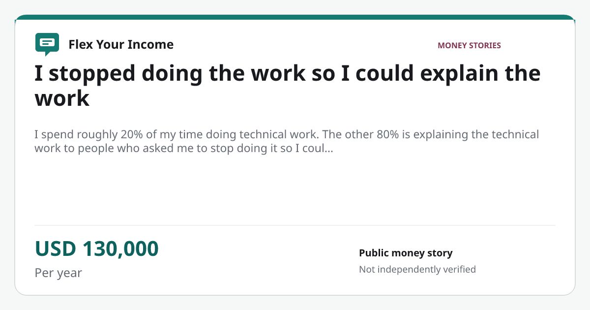 Share preview: I stopped doing the work so I could explain the work